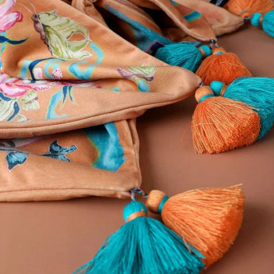 Housse de Coussin - SoftOrient™ - Zèbre Orange