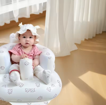 Canapé Gonflable - BabySeat™ - Blanc Lapin