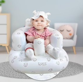Canapé Gonflable - BabySeat™ - Blanc Lapin