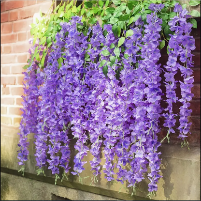 Guirlande Fleurs  - SilkBloom™ - Violet