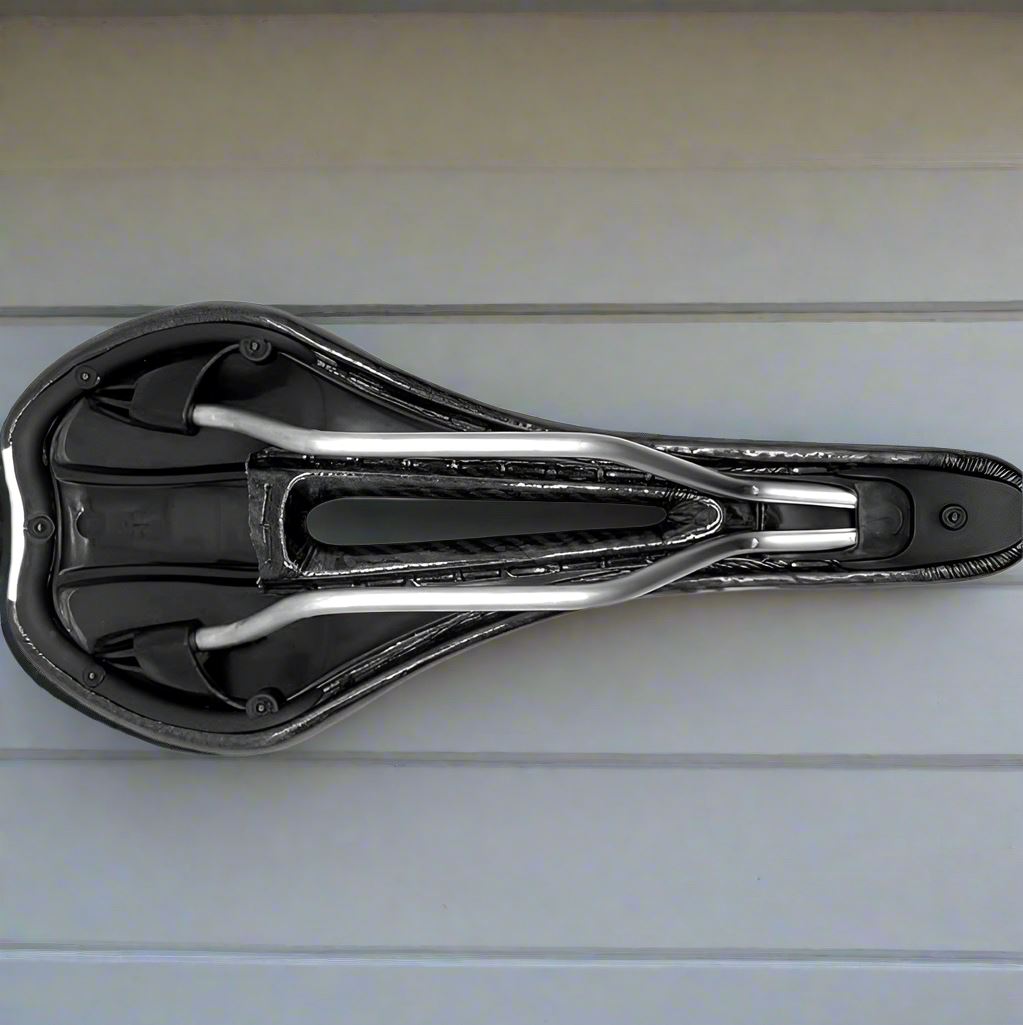 Selle de Vélo - BicycleSaddle™ - Fibre de carbone Blanc