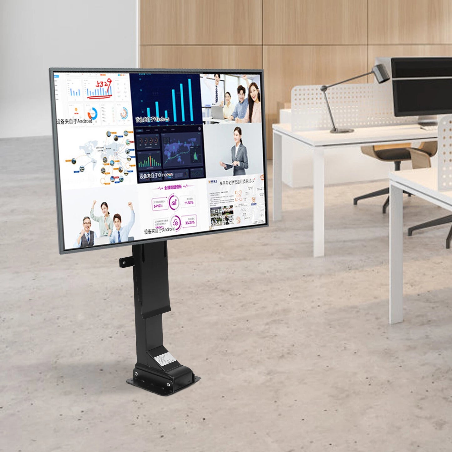 Support Mural TV - TVLift™ - Noir