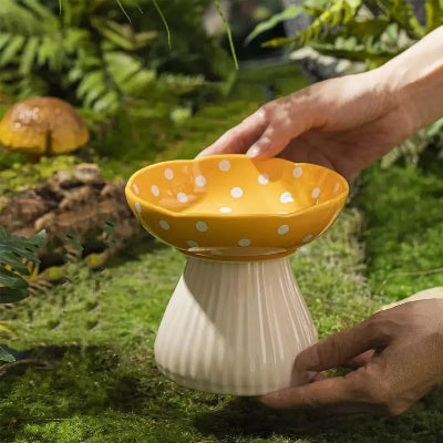 Gamelle pour Chat - CatShroom™ - Jaune