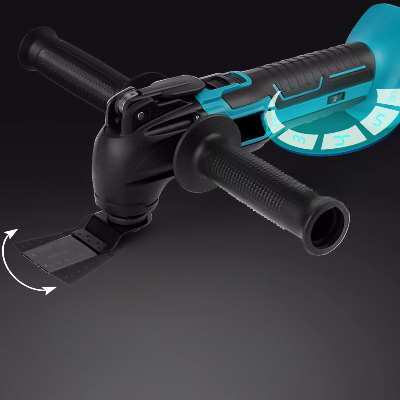 Scie Oscillante - OscilCraft™ - Bleu 2 Batteries