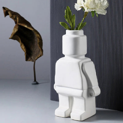 Vase - NordicBot™ - Blanc