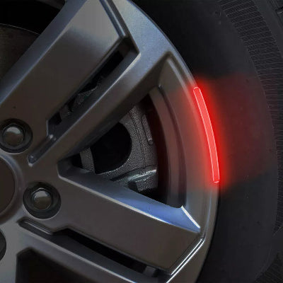 AUTOCOLLANT VOITURE - GlowWheel™ - Rouge