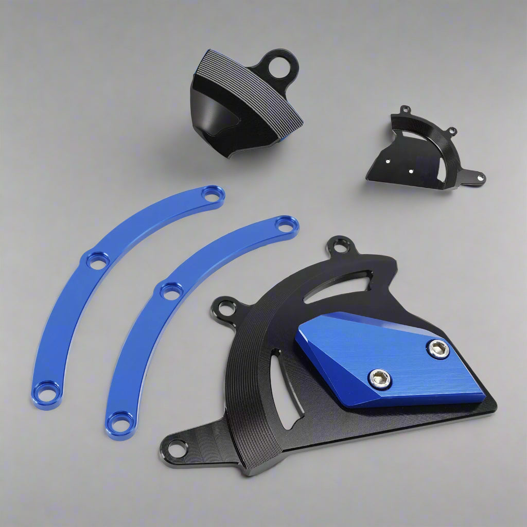 Protection Moto - EngineGuardCover™ - Bleu