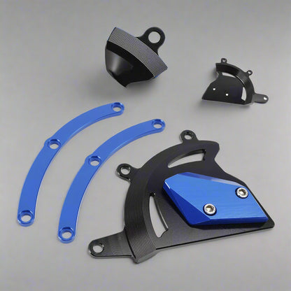 Protection Moto - EngineGuardCover™ - Bleu