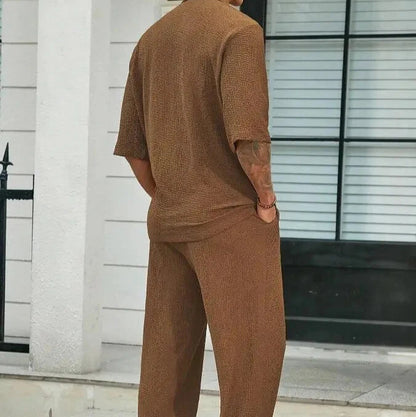 Tenue Été Homme - UrbanEaseSet™ - Marron