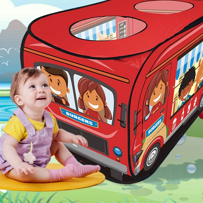 Tente de Jeu Enfant - TenteMagik™ - Camion Burger Rouge