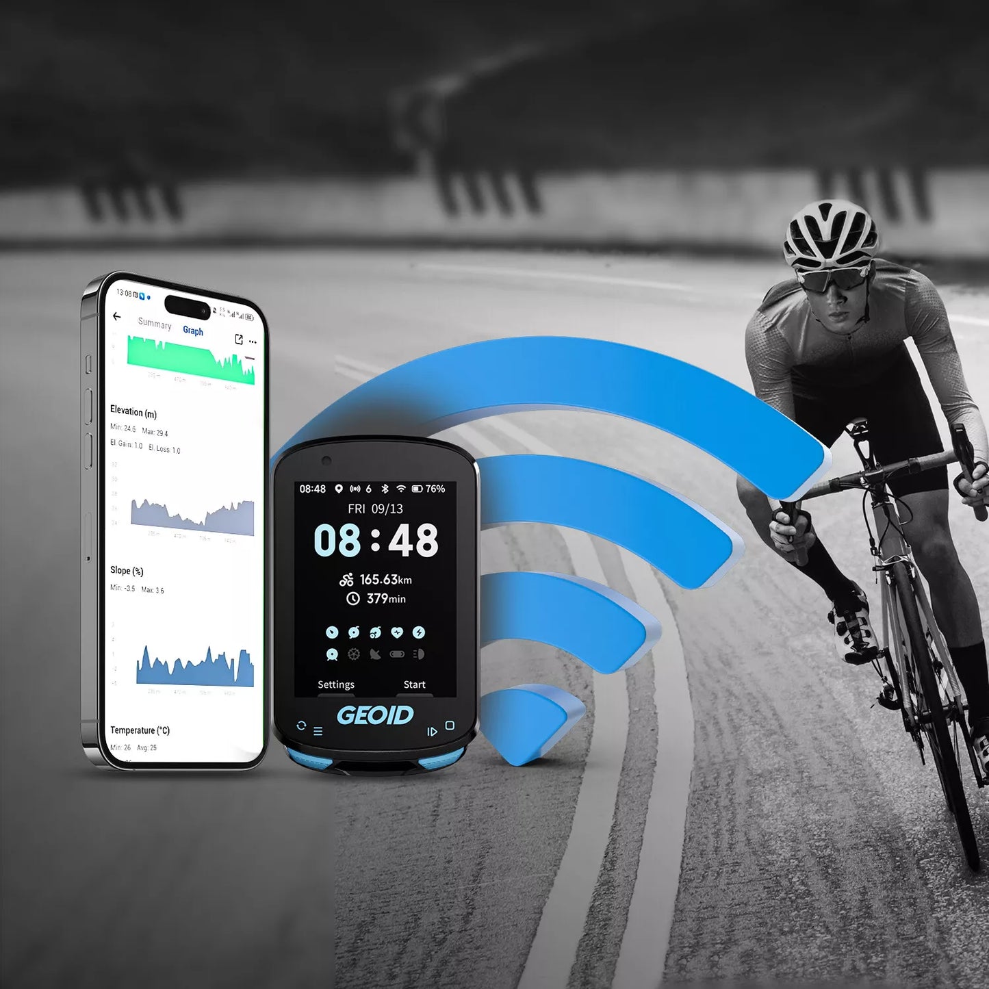 Compteur GPS pour Vélo - NavBike™