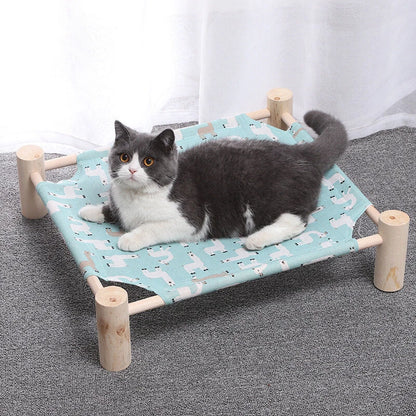 Hamac pour Chat - ZenPet™ - Alpaga Bleu Doux