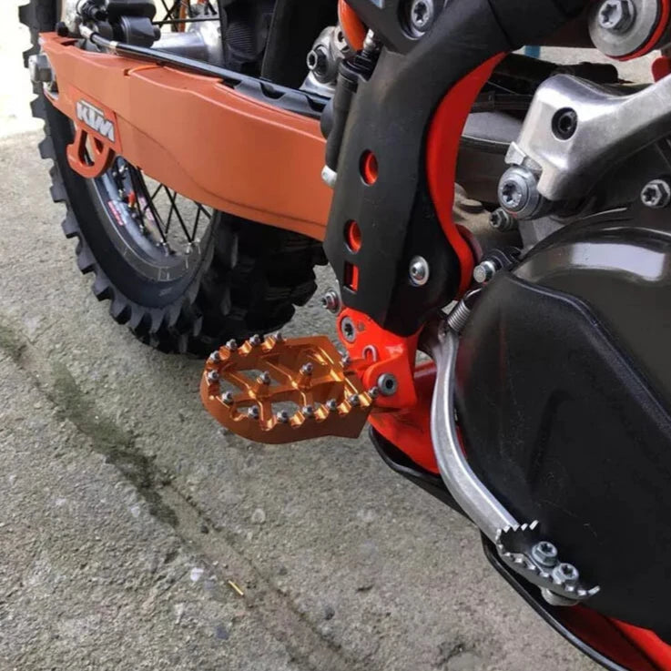 Repose Pieds - MotorcycleFootpegs™ - Orange