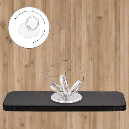 Support de Téléphone - TransparentCellPhoneRing™ - Rond Argenté