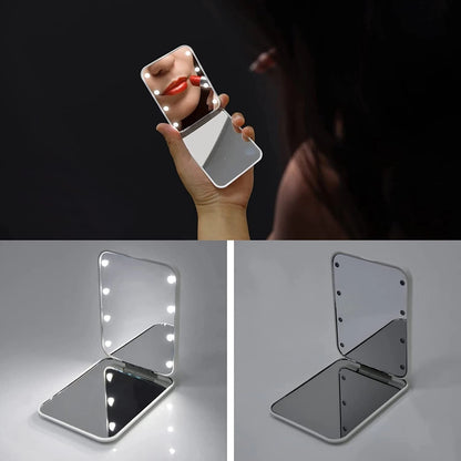 Miroir de Poche - GlowMiniMirror™ - Blanc
