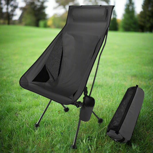 Chaise de Camping - FoldingCampingChair™ - Noir
