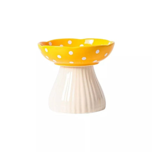 Gamelle pour Chat - CatShroom™ - Jaune