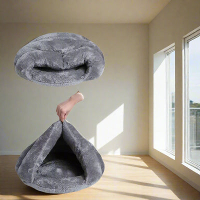 Lit pour Chat - SnugHut™ - Gris