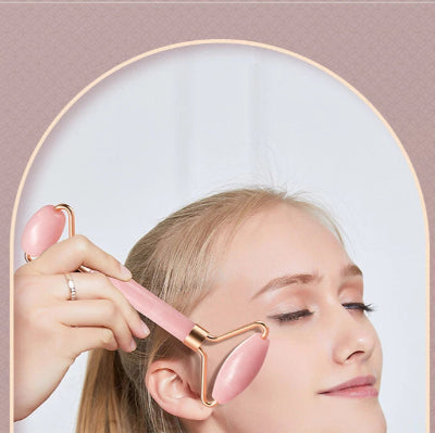 Rouleau Massage Visage - ZenRoller™ - Rouleau Rose