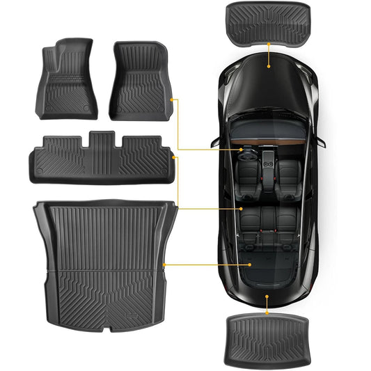 Tapis de Sol pour Voiture - FloorGuard™ - Tesla Modèle 3