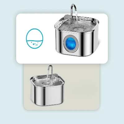 DISRIBUTEUR EAU CHAT - PetFountain™ - Argent