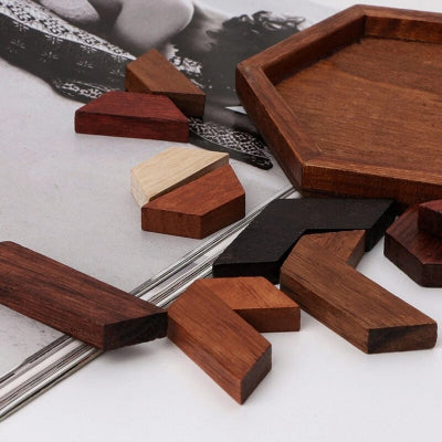 Puzzle en Bois - HexaLogic™ - Bois