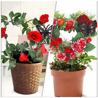 DECORATION JARDIN - NatureTrellis™ - Coeur & Papillon