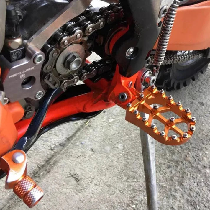 Repose Pieds - MotorcycleFootpegs™ - Orange