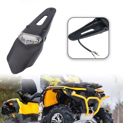 Garde Boue - MotorcycleRearFender™ - Blanc Noir