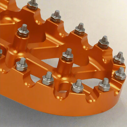 Repose Pieds - MotorcycleFootpegs™ - Orange