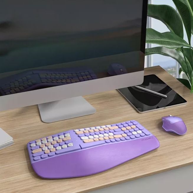 Accessoire Ordinateur - ErgonomicKeyboardMouse™ - Violet