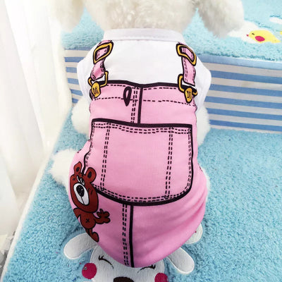 VETEMENT POUR CHIEN - ChicouPet™ - Salopette Rose