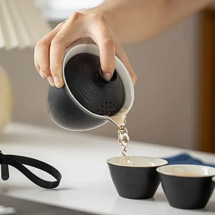 Service à Thé - TravelTeaSet™ - Noir