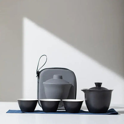 Service à Thé - TravelTeaSet™ - Noir