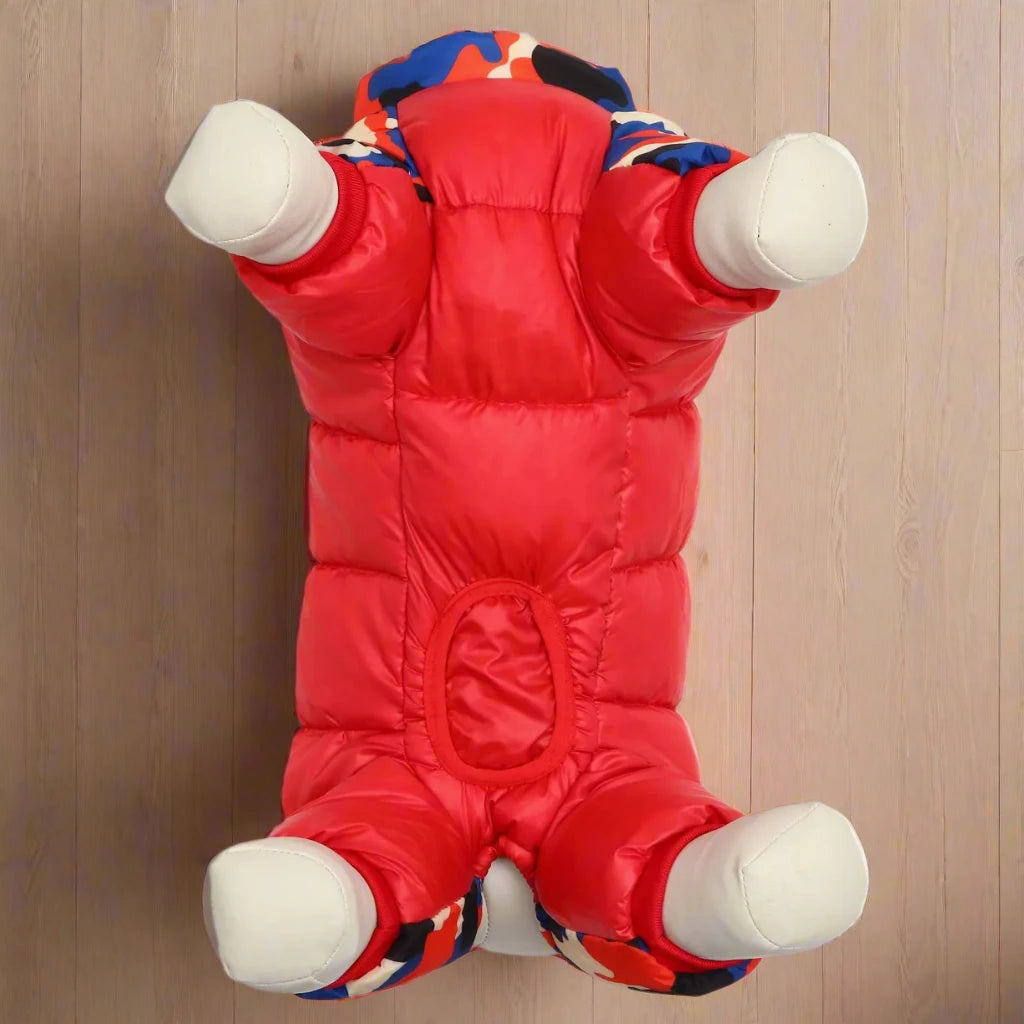 Doudoune pour Chien - WinterDogWarmJacket™ - Rouge