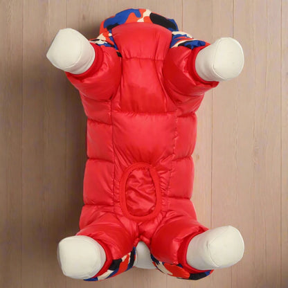 Doudoune pour Chien - WinterDogWarmJacket™ - Rouge