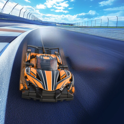 Bloc de Construction - SportsCarAssemblage™ - Orange
