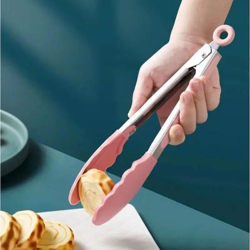 Pince à barbecue - SiliconeBBQGrilling™ - Rose