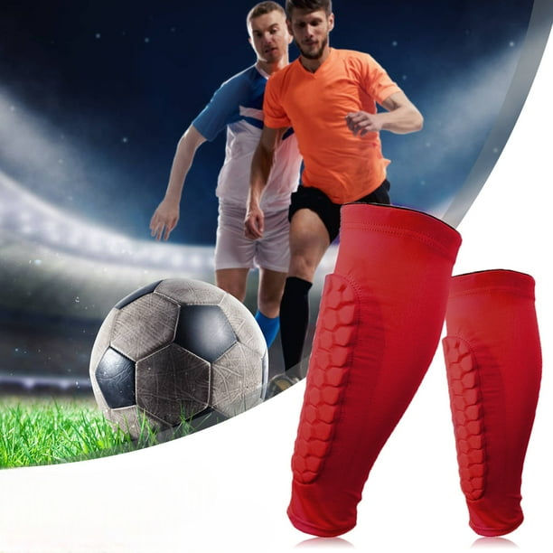 Protège Tibia - FootballLegSleeves™ - Rouge