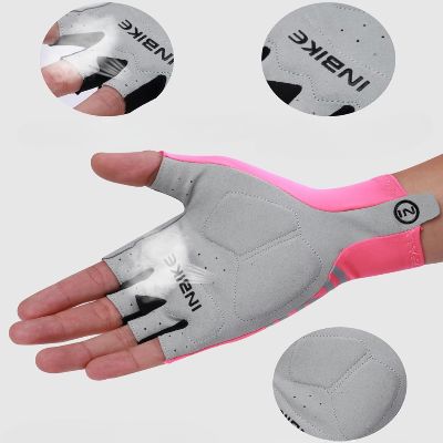 Gants vélo - CyclingGloves™ - Moitié Rose