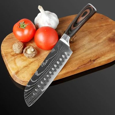 Couteau de cuisine - DamascusKitchenKnives™ - Couteau Santoku G