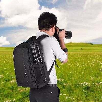 Sac appareil photo - MultifunctionalBackpack™ - Violet