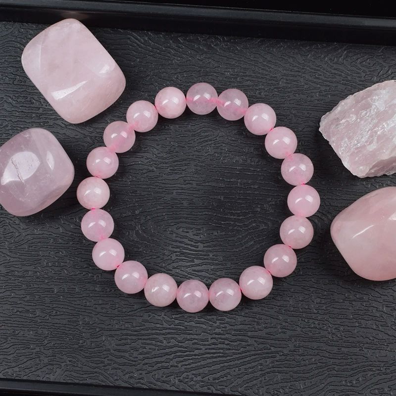 Bracelet en Perles - NaturalStoneBracelet™ - Cristal rose