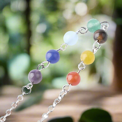 Pendule Divinatoire - DivinationPendulum™ - Chakra Arc-en-Ciel