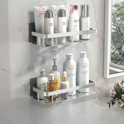 Étagère de Douche - ShelfBathroomOrganizer ™ - Rectangle Argenté