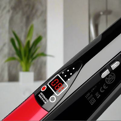 Lisseur Cheveux - HairStraightenerCurler™ - Noir Petit