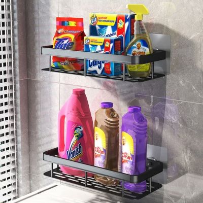 Étagère de Douche - ShelfBathroomOrganizer ™ - Rectangle Noir