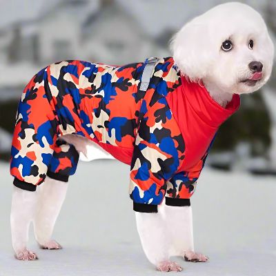 Doudoune pour Chien - WarmJacketDog™ - Camouflage Rouge