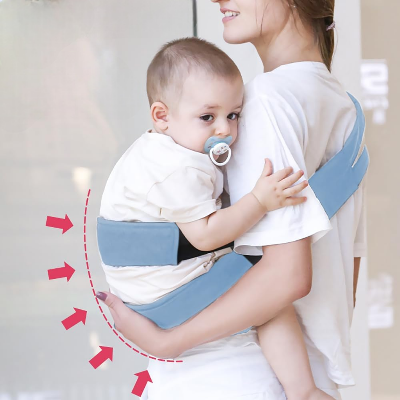 Porte bébé - BabyCarryingBelt™ - Bleu