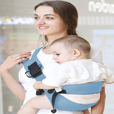 Porte bébé - BabyCarryingBelt™ - Bleu
